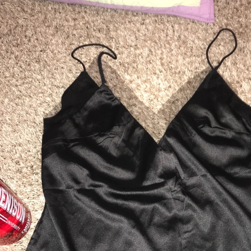 Black mesh shirt